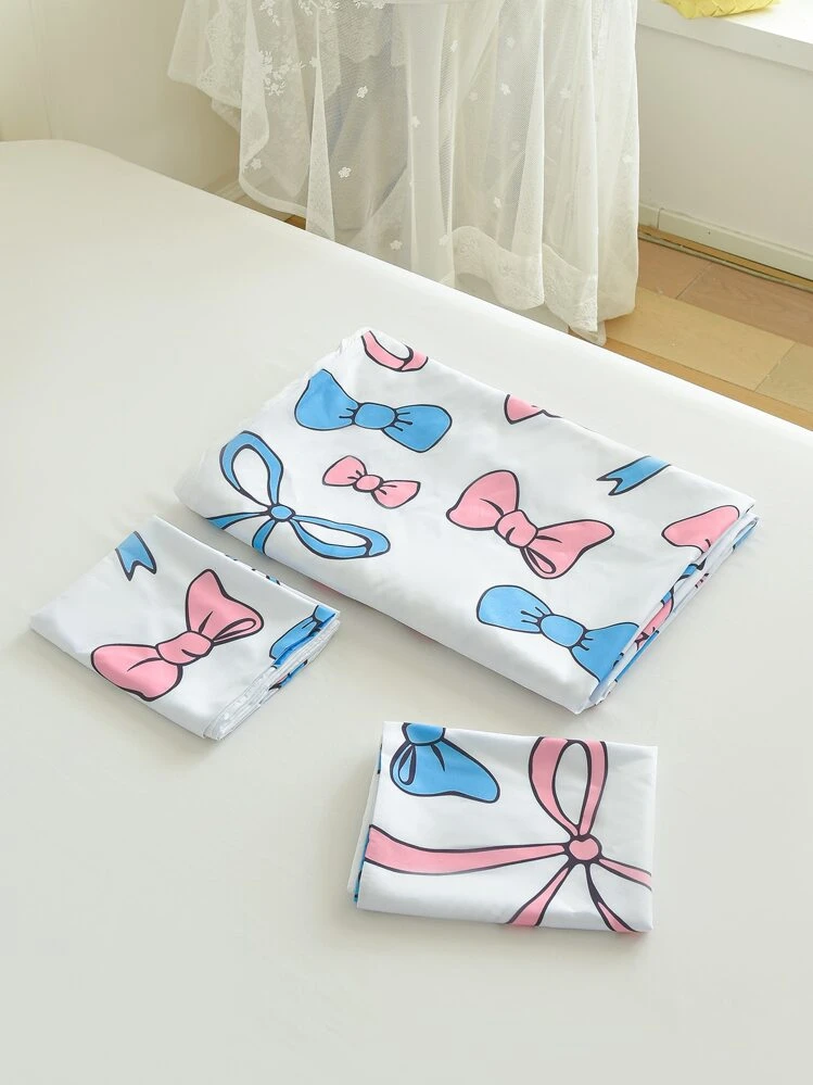 Set colcha sin relleno con patrón de lazo - Multicolor - Añade 7