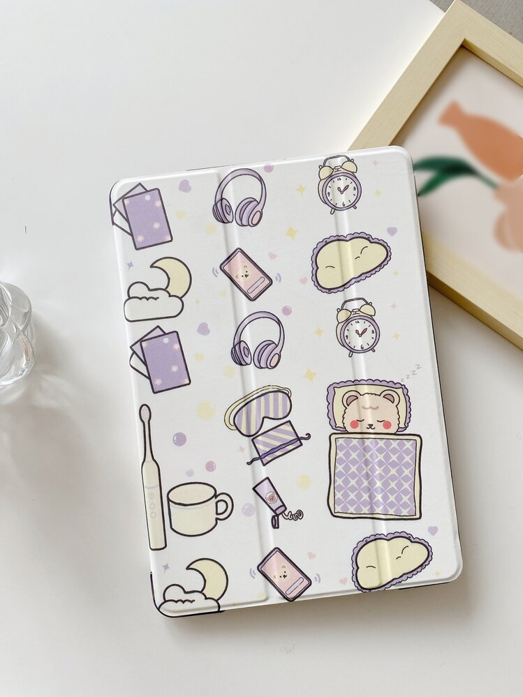 Hộp đựng máy tính bảng hoạt hình đồ họa tương thích với iPad - Nhiều màu - Xem 1