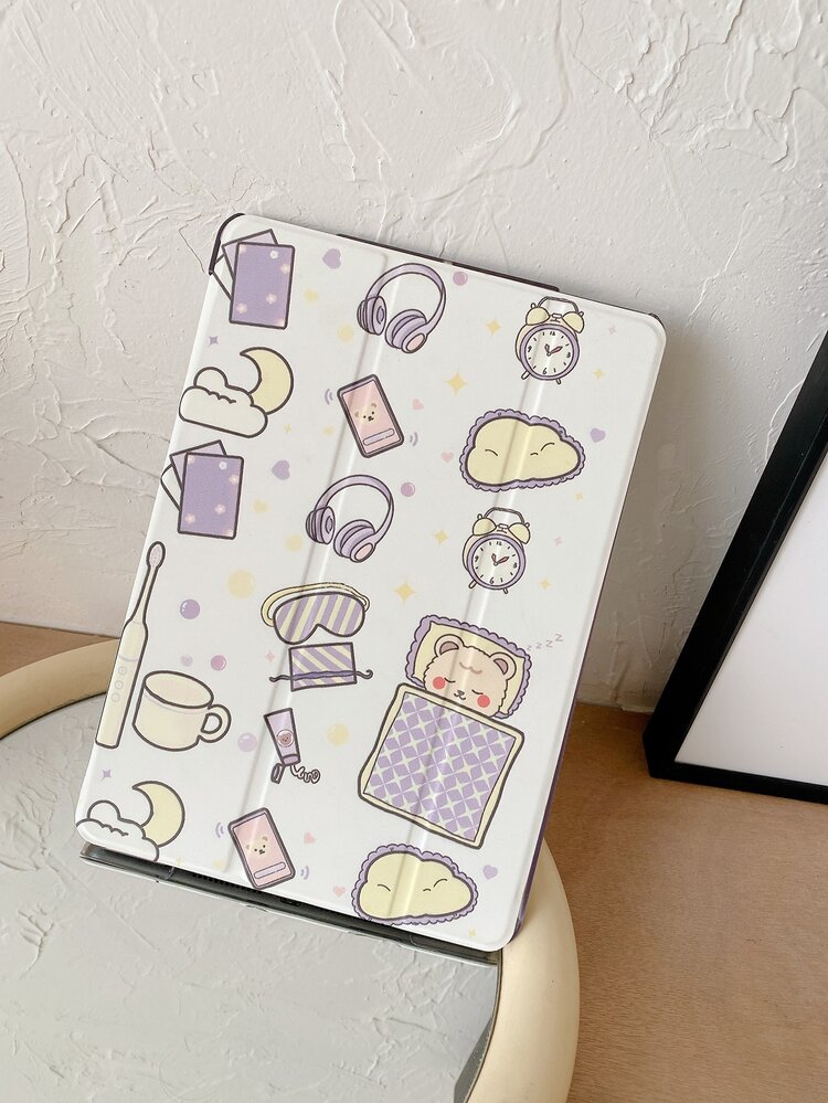 Hộp đựng máy tính bảng hoạt hình đồ họa tương thích với iPad - Nhiều màu - Xem 2