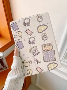 Cartoon Graphic Case Compatible With iPad - Multicolor - View 3