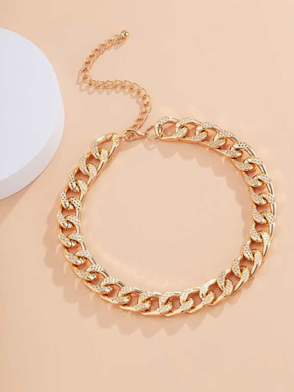 Textured Chain Necklace SHEIN USA
