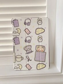 Cartoon Graphic Case Compatible With iPad - Multicolor - View 7