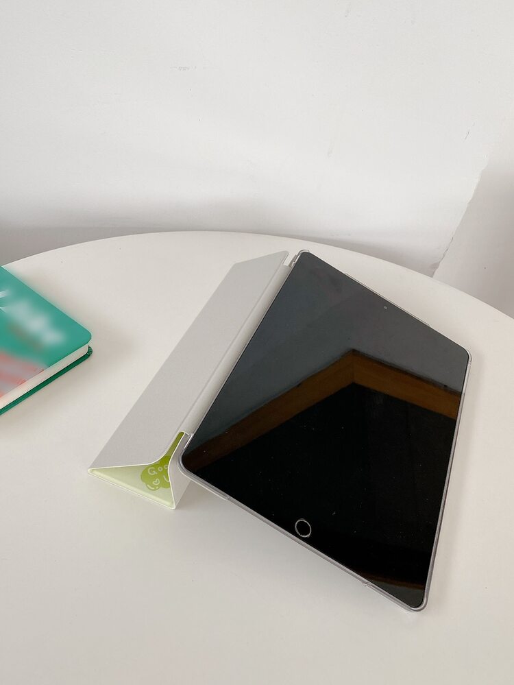 Funda compatible con iPad con patrón de dinosaurio - Verde - Añade 2