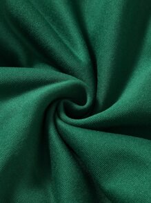 INAWLY Capucha con estampado de letra con bolsillo de canguro con cordón con forro térmico - Verde - Ver 6