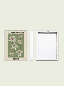 Lotus Pattern Framed Painting - Multicolor - View 3