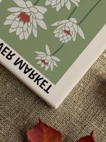 Lotus Pattern Framed Painting - Multicolor - View 8