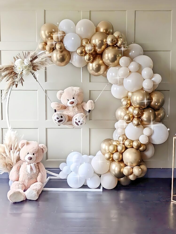 83pcs Decorative Balloon Arch Kit - Multicolor - View 1