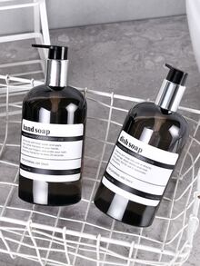 2pcs 500ml Lotion Dispenser - Black - View 2