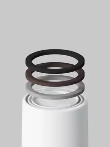 1pc Reusable PP Gargle Cup, Simple Solid Washable Bathroom Mouthwash Brushing Teeth Storage Cup Home Bathroom Decor Fall Decor Back To School