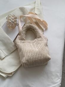 Không thấm nước, nhẹ, chi tiết nút chụp thông thường dành cho doanh nhân Túi vải nhung dành cho nữ tuổi teen Sinh viên đại học, tân binh & công nhân cổ trắng Hoàn hảo cho văn phòng, đại học, công việc, kinh doanh, đi làm - Màu be - Xem 6