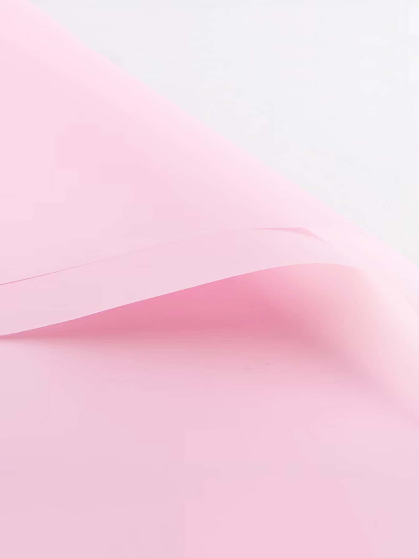 10pcs Plain Flower Wrapping Paper, 58x58cm Pink Waterproof Gift Wrapping Paper For Party, - Baby Pink - View 2