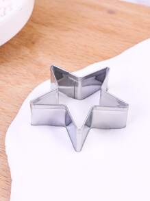 5pcs Star Design Cookie Cutter - Silver - View 4
