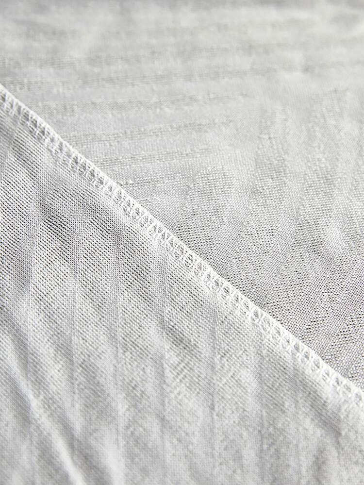 1pc Jacquard Stretchy Dining Chair Slipcover - Grey - View 6