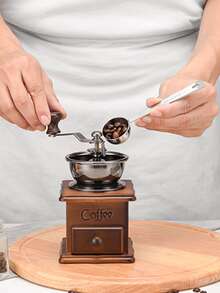 1入組字母細節咖啡勺 - 銀色 - 查看 8