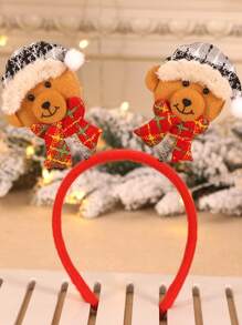 1pc Giáng sinh Elk & Snowman Trang trí cho bữa tiệc ngẫu nhiên Băng đô - Nhiều màu - Xem 4