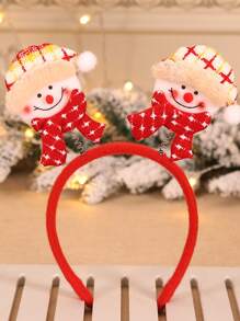 1pc Giáng sinh Elk & Snowman Trang trí cho bữa tiệc ngẫu nhiên Băng đô - Nhiều màu - Xem 5