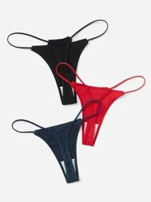 3pack Letter Graphic Panty - Multicolor - View 2