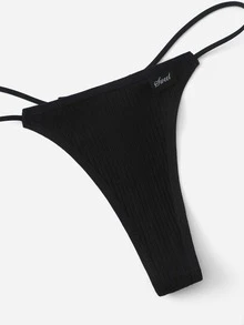 3pack Letter Graphic Panty - Multicolor - View 4