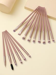 15pcs Makeup Brush Sets Premium Synthetic Hair Eyeshadow Blending Brush Sets Cosmetics Tools For Face And Eyes