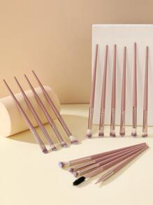 15pcs Makeup Brush Sets Premium Synthetic Hair Eyeshadow Blending Brush Sets Cosmetics Tools For Face And Eyes