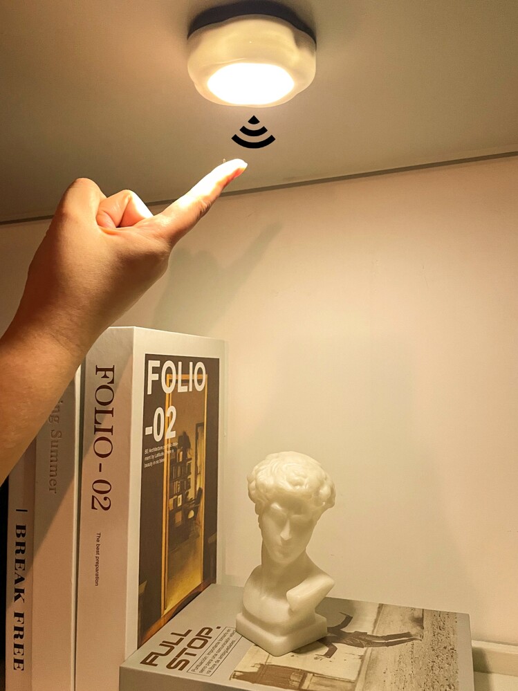 1 pieza Luz debajo del gabinete - Amarillo - Añade 1