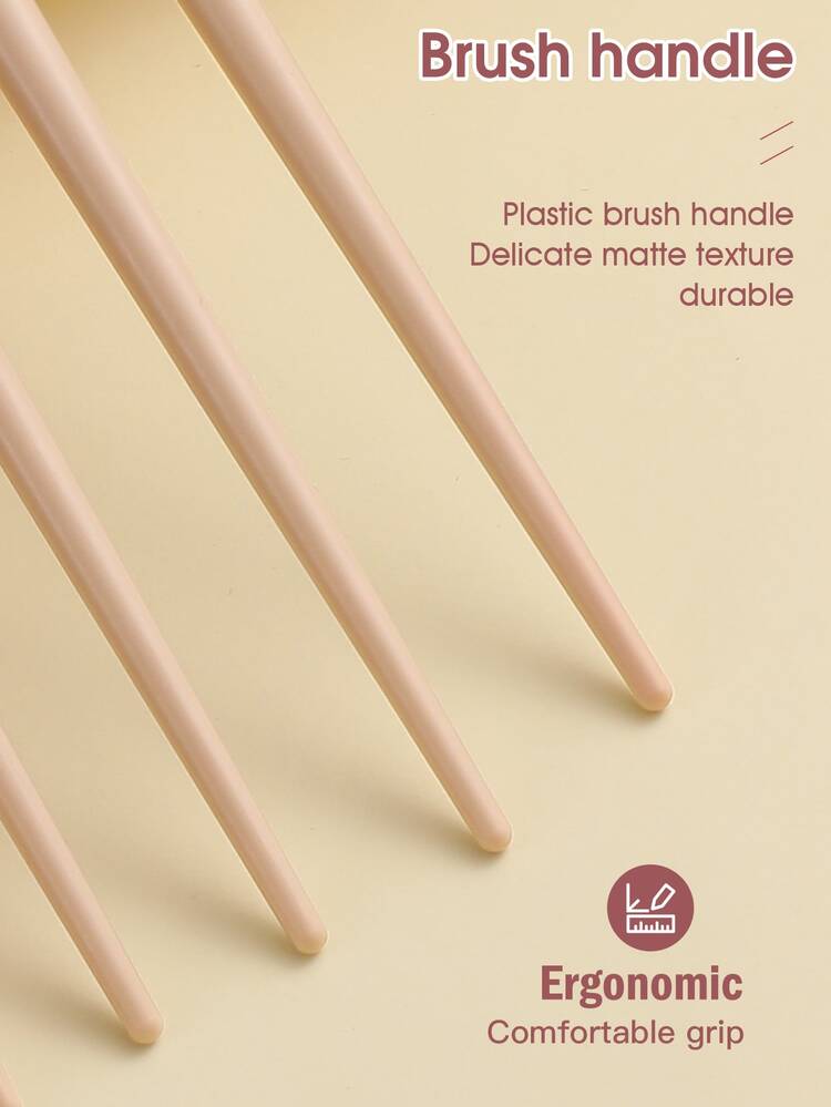 12件套化妆刷套装，优质合成毛眼影晕染刷套装，面部及眼部化妆工具，化妆刷套装，化妆刷套装，化妆刷套装，全套化妆刷，化妆刷套装，全套化妆工具，化妆刷套装，化妆刷套装，化妆礼盒套装 - 彩色 - 查看 7