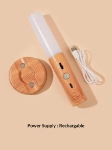 1pc Multifunctional Plastic Under Cabinet Light,Daily Solid Movable LED Closet Light For Bedroom - Yellow - View 6