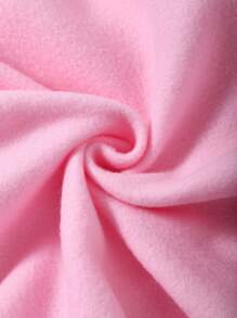 SHEIN EZwear Quần áo thể thao nữ Dây kéo Túi Lá thư Giải trí - Hồng - Xem 5