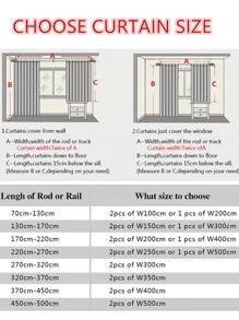 Rèm che cửa sổ một bảng in hoa Giáng sinh - Nhiều màu - Xem 6