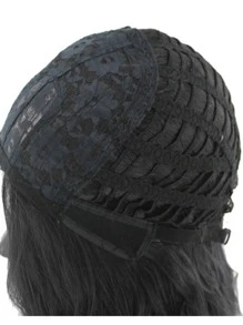 Long Curly Synthetic Wig - Multicolor - View 5