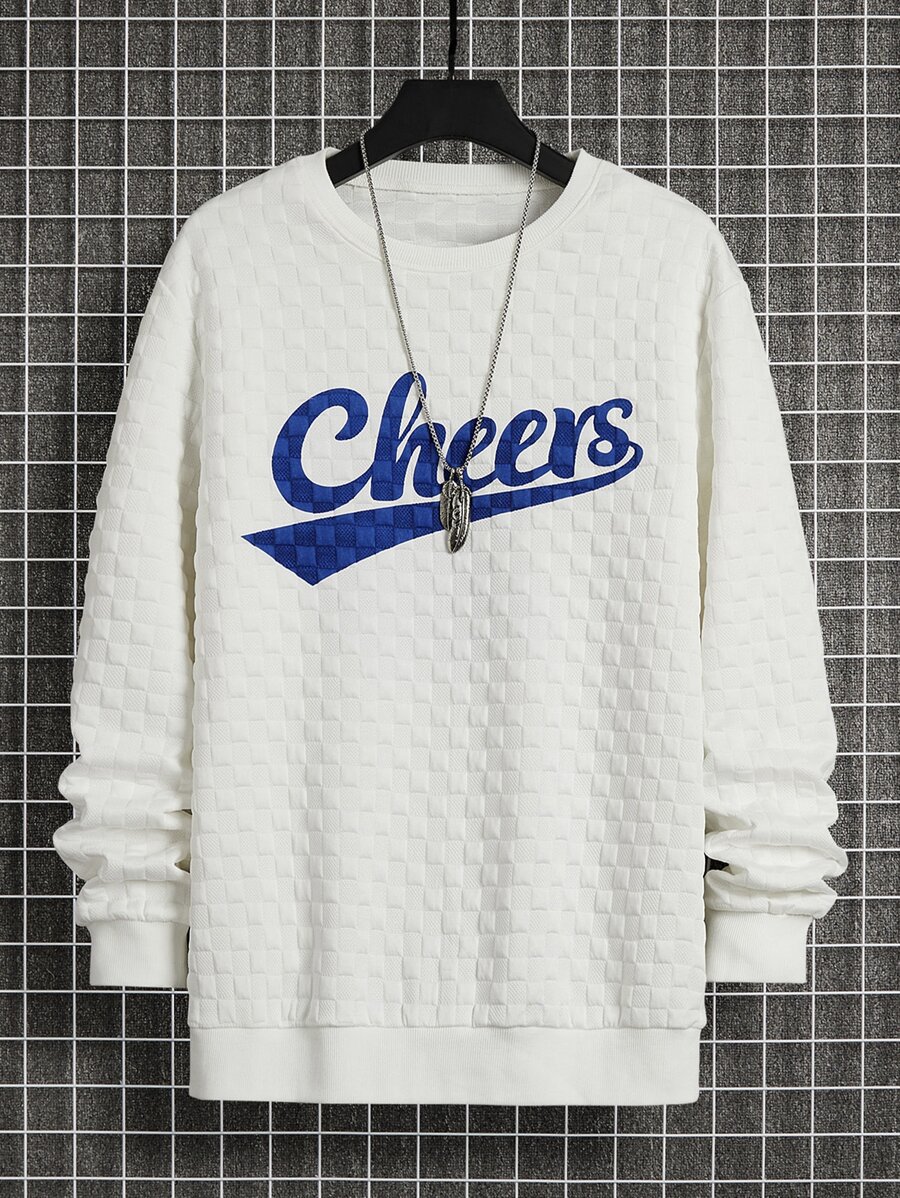 Aesthetic Post Áo nỉ Nam Lá thư Giải trí - trắng - Xem 1