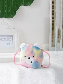 Niñas Bolso bandolera de color combinado con dibujos animados - Multicolor - Ver 1