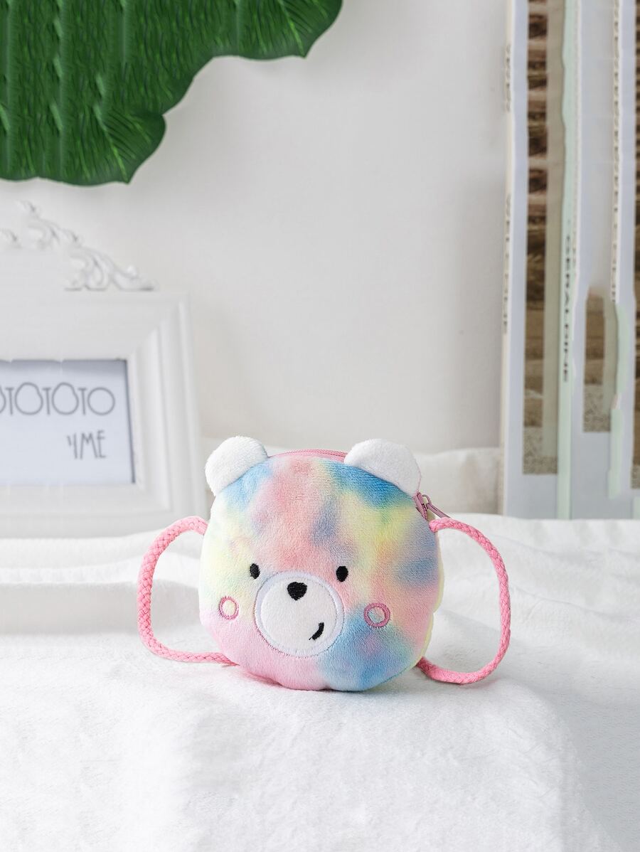 Niñas Bolso bandolera de color combinado con dibujos animados - Multicolor - Ver 1