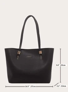 Geantă pătrată ușoară, ocazională de afaceri, minimalistă, cu detaliu litere, pentru femei, începători și lucrători cu guler alb, pentru fete adolescente, femei, studenți, începători și lucrători cu guler alb, perfect pentru birou, facultate, serviciu, afaceri, navetă, în aer liber, călătorii, ieșiri, la modă Geanta de lucru pentru femei, ideala pentru eleganta de zi cu zi si ocazii speciale