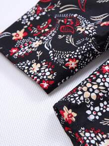 NITAGUT Men Paisley Print Shirt - Multicolor - View 6