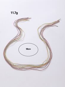 7pcs/Set Colorful Hair Scrunchies, Women Hair Accessories Elastic Hair Ties, Suitable For Daily Y2K And Millennium Style Fall Winter Headbands For Women Hair Band For Vacation Outfits Woman Elegant Scarf Women Bandana Soft Headwrap - Multicolor - View 5