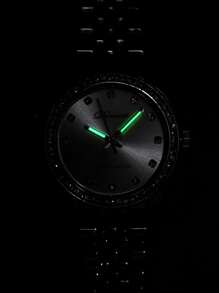 Rhinestone Decor Round Pointer Quartz Watch - Silver - View 5