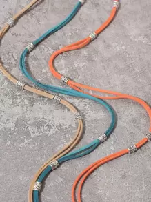 3pcs Bead Decor Hair Clip Claw Clips Hair Claws Hair Barrettes, School Stuff - Multicolor - View 3