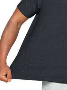 G Gradual Camiseta Deportiva Para Hombres Con Letras Gráficas Y Mangas Ranglán, Ropa De Gimnasio Para Hombres - Negro - Ver 5