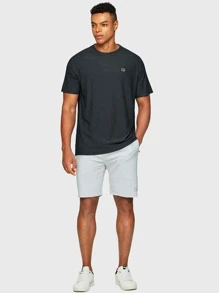 G Gradual Camiseta Deportiva Para Hombres Con Letras Gráficas Y Mangas Ranglán, Ropa De Gimnasio Para Hombres - Negro - Ver 6