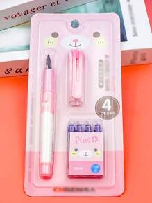 1 PC Nhựa Màu Sắc Ngẫu Nhiên Bơm Lại Bút Máy - Nhiều màu - Xem 5