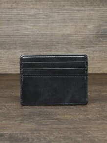 DE LI BI Men Label Decor Card Holder - Black - View 2