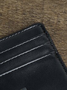 DE LI BI Men Label Decor Card Holder - Black - View 3