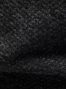 Manfinity Homme 男士高领保暖毛衣，秋冬季长袖上衣 - 深灰色 - 查看 3