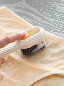 1pc Automatic Liquid Filler Laundry Brush, Multifunction Shoes Cleaning Brush For Household - Multicolor - View 2