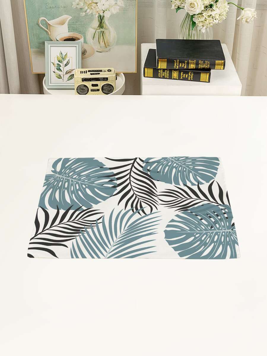 1pc Tropical Print Placemat - Multicolor - View 1