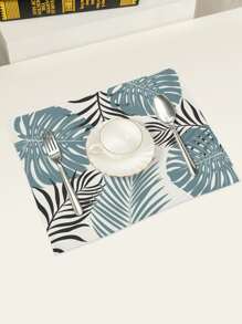 1pc Tropical Print Placemat - Multicolor - View 2
