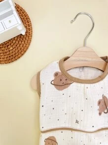 1入組小熊印花寵物背心 - 彩色 - 查看 7