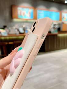 Chủ thẻ Tulip Hộp đựng điện thoại trang trí - Hồng - Xem 4