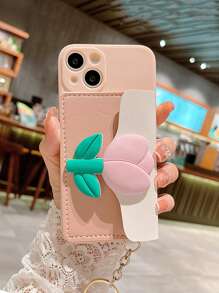 Chủ thẻ Tulip Hộp đựng điện thoại trang trí - Hồng - Xem 6